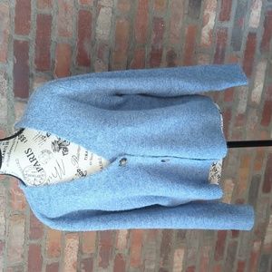 Joe Fresh Light Blue V-Neck Button Cardigan